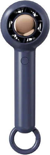 Miniatura 18 de Ventilador turbo portátil de mano, mini ventilador personal ajustable, funciona con batería recargable USB-C, pantalla digital, ultra silencioso