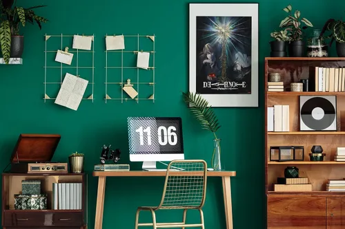 Miniatura 5 de Póster de Arte de Pared Cool de Death Note Light Yagami Anime Merch, Impresión de 12x18 pulgadas