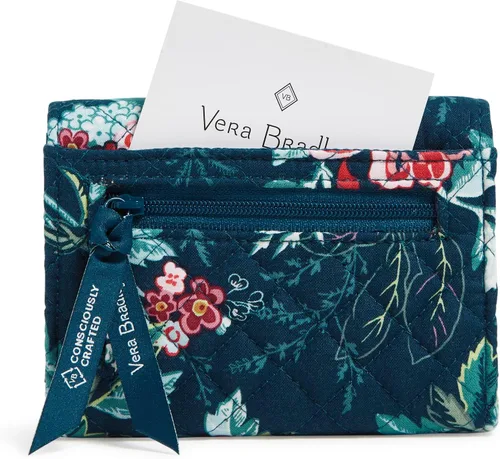 Miniatura 2 de Cartera compacta Riley de algodón para mujer con protección RFID
