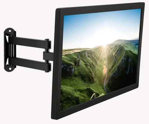 Miniatura 2 de Mount-It! Soporte de pared para TV pequeño, inclinación giratoria de movimiento completo, se adapta a televisores de 19 a 30 pulgadas de hasta 33