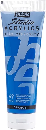 Miniatura 30 de Pebeo Acrílicos de Alta Viscosidad para Estudio Fino, Juego de 30 x 20 ml, Modelo: 833431 Conjunto de 30 X 20 Ml