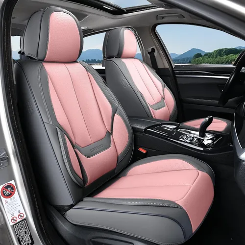 Miniatura 83 de Coverado Juego completo de fundas de asiento de automóvil, fundas de asiento para automóviles, fundas de asiento de coche beige para asientos