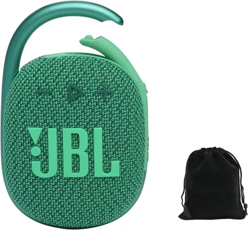 JBL Altavoz Bluetooth portátil Clip 4, IP67, resistente al polvo, 10 horas de reproducción, mosquetón integrado, diseño ultraportátil, estilo