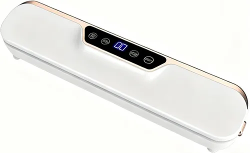 Miniatura 8 de Sellador al vacío de alta calidad, potente succión de 62 kPa, operación con un solo toque, luces indicadoras LED, sellador al vacío para alimentos