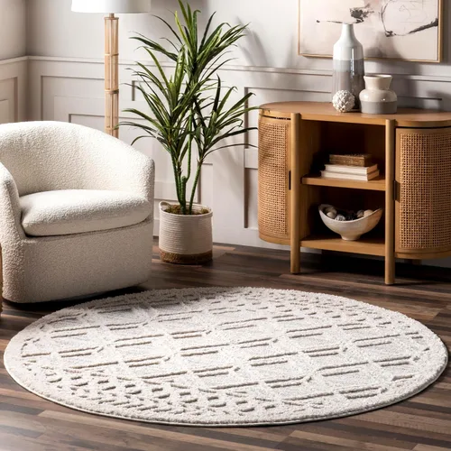Miniatura 11 de nuLOOM Alfombra de Área Ansley Marroquí con Borlas de 2 x 6 pies, Gris, diseño bohemio con textura alta-baja, pelo alto de felpa, resistente a
