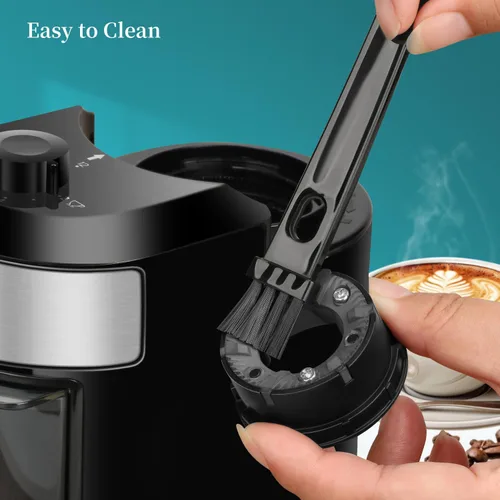 Miniatura 4 de Wancle Molinillo de Café de Rebabas Molinillo de Café de Rebabas Planas con 28 Configuraciones, Molienda Precisa con Capacidad de 2-12 Tazas, Fácil
