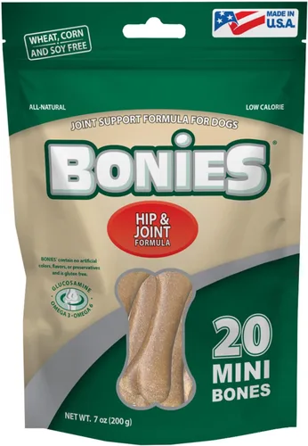 Miniatura 21 de Bonies Aliento natural y fórmula dental de tamaño mini, un solo hueso, ingredientes naturales, aliento fresco, limpia los dientes, baja en calorías