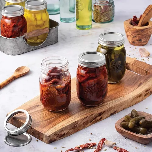 Miniatura 4 de 30 tapas para tarros de conserva, tapas anchas de boca regular para frascos de bola, Kerr y otras marcas de tapas de conservas de boca ancha a