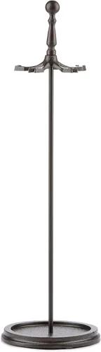 Miniatura 7 de Uniflame, F-1631, juego de herramientas de chimenea de bronce de 5 piezas con asas de bola
