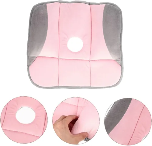 Miniatura 7 de Cojín de asiento para silla de oficina, almohada de gel para sentarse, soporte lumbar, cojín de asiento de sofá transpirable para glúteos cómodos