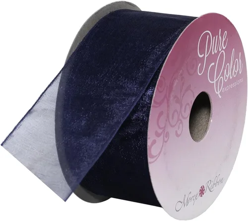 Miniatura 23 de Morex Ribbon 91803/100-609 Cinta de nailon Organdy, 5/8 pulgadas por 100 yardas, color rojo