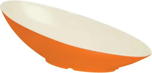 Miniatura 47 de G.E.T. B-792-W - Cuenco en ángulo para servir en cascada para ensaladas, arroz y postre, 24 onzas / 9.25 pulgadas, color blanco