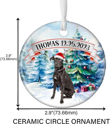 Miniatura 2 de Prezzy Adornos personalizados de Aussiedor para decoración de árbol de Navidad, regalo de recuerdo para amantes de las mascotas, dueños de animales
