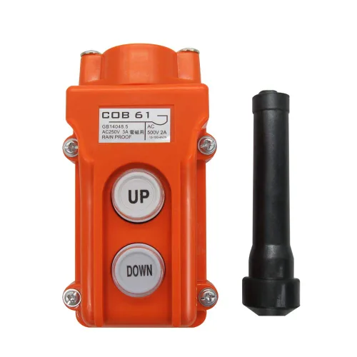 Miniatura 3 de mxuteuk Interruptor de botón pulsador momentáneo COB61-UP-DOWN 2 uds. Interruptor de control de elevación, interruptor de control de alzamiento