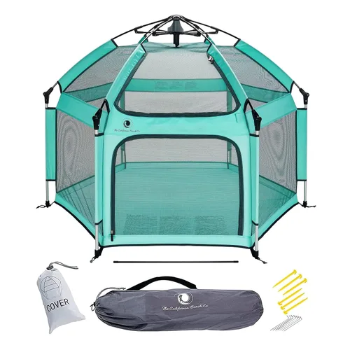 Miniatura 11 de POP 'N GO PLAYPEN - Corralito para bebés y niños pequeños para interiores y exteriores - Tienda de playa para bebés, plegable, portátil con toldo