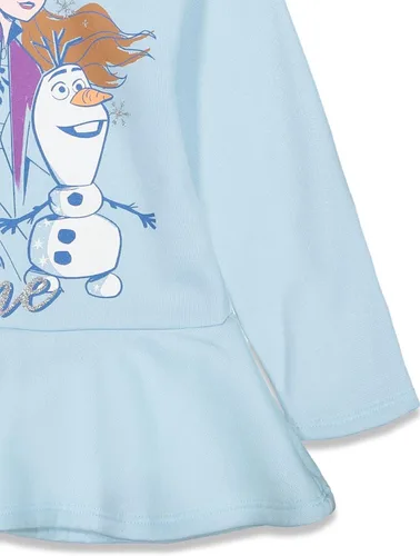 Miniatura 7 de Disney Frozen Olaf Princess Anna Queen Elsa - Conjunto de sudadera con capucha y leggings de forro polar para niñas pequeñas y grandes