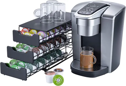Miniatura 9 de K - Portavasos para mostrador pequeño para Keurig K-Cup Holder para Mr Coffee para té (105 cápsulas-5 niveles)