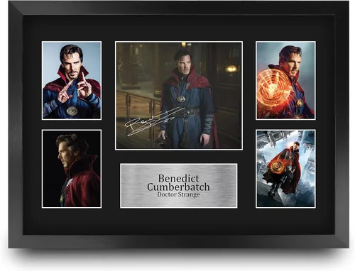 HWC Trading Benedict Cumberbatch Doctor Strange - Imagen impresa de 16 x 12 pulgadas (A3) para regalos impresos con autógrafo para fanáticos de