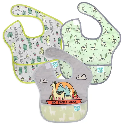 Miniatura 11 de Baberos Bumkins para Niña o Niño, SuperBib para Bebé y Niño Pequeño de 6-24 Meses, Imprescindible para Comer, Alimentar, Suministros de Destete LED