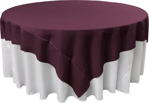 Miniatura 51 de LA Linen. Mantel cuadrado de popelina de poliéster
