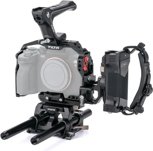 Miniatura 9 de Tilta Jaula completa para cámara compatible con Sony A7 IV, a1, S3, R4, 73, R3, A9 Negro