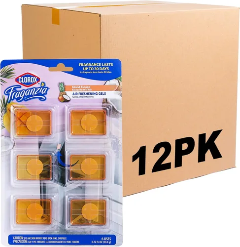 Miniatura 7 de Clorox Fraganzia - Gel ambientador adhesivo para botes de basura, Lavanda con aroma a eucalipto, sin enchufe, desodorante adhesivo para botes