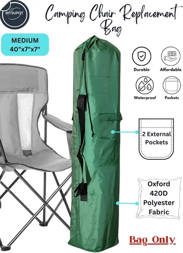 Miniatura 2 de Replacement Bag for Folding Camping Chair, Portable Camp Chair, Hammock, Yoga Mat, Umbrella, Tents, Tripods, Fishing Poles - 420D Oxford Polyester