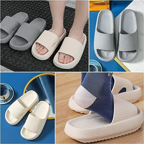 Miniatura 5 de Sandalias acolchadas para niños y niñas, sandalias de ducha, sandalias de baño, piscina, cómodas, suela gruesa, para el hogar, pantuflas de verano