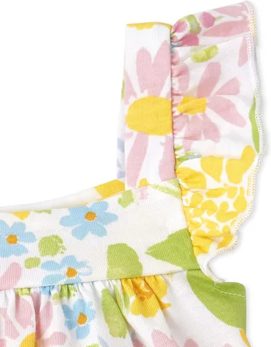 Miniatura 2 de The Children's Place Conjunto de ropa de juego sin mangas para bebés y niñas, paquete de 3