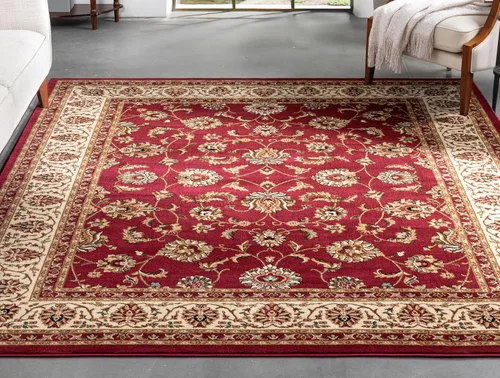 Miniatura 31 de Well Woven Barclay Collection Sarouk - Alfombra de área azul claro de 6 x 9 pies, para sala de estar, dormitorio y comedor