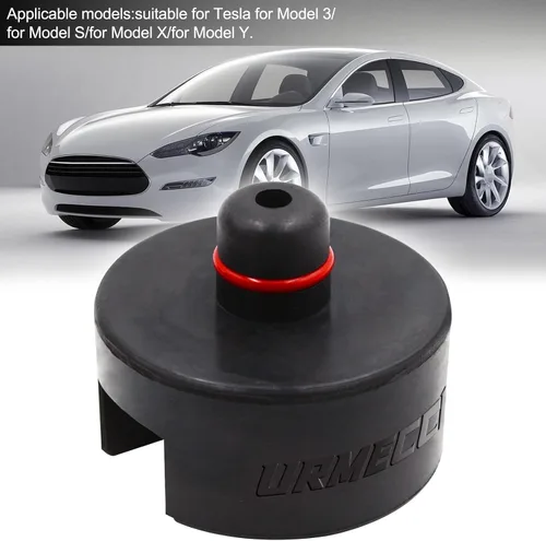 Miniatura 7 de Jack Pad para Tesla Model 3/Y/S/X, 4 paquetes de goma para elevación de piso, almohadillas de elevación de gato, adaptador de herramienta