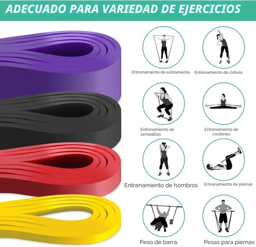 Miniatura 6 de Alllvocles Resistance Band, Pull Up Bands, Pull Up Assistance Bands, Workout Bands, Exercise Bands, Resistance Bands Set for Legs, Working Out