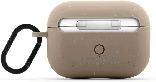 Miniatura 2 de CASETiFY AirPods Pro (1ª/2ª Gen) Estuche Bounce con Anillo [Colaboración Frozen] - Copo de Nieve de Anna - Taupe Mate