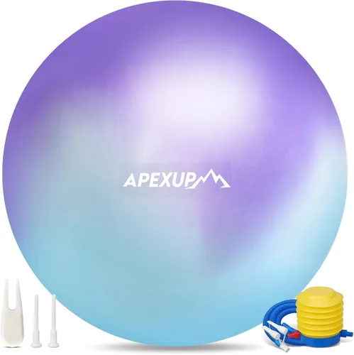 Miniatura 14 de APEXUP Pelota de Yoga Pelota de Ejercicio Antideslizante Resistente para Fitness, Equilibrio y Entrenamiento del Core
