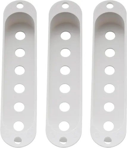 Miniatura 3 de Musiclily Juego de 3 cubiertas de plástico para pastillas de guitarra profesional para Estados Unidos/México, color blanco