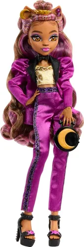 Miniatura 5 de Muñeca Monster High, Clawdeen Wolf en estilo de fiesta de bola de monstruo con accesorios temáticos incluyendo globos