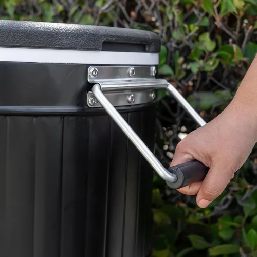 Miniatura 7 de Permasteel Enfriador de patio rodante: gran hielera para exteriores con ruedas, enfriador de bebidas para patio trasero, barbacoa, portón trasero