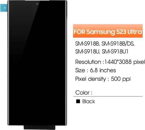 Miniatura 2 de Pantalla para Samsung Galaxy S23 Ultra Reemplazo de pantalla para Samsung S918 Pantalla LCD SM-S918B, SM-S918U, SM-S918W Pantalla táctil