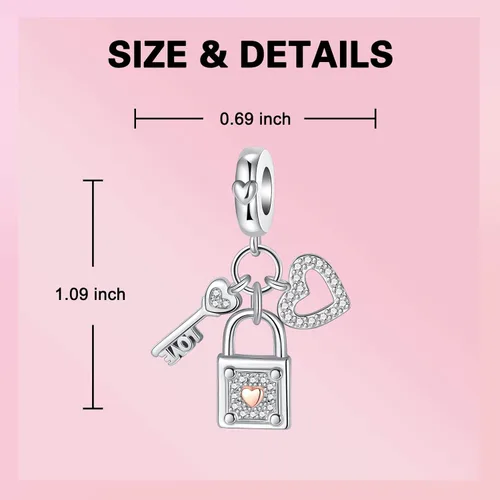 Miniatura 303 de Dije de girasol con diseño de estrella y luna y elefante para pulsera, collar de plata de ley 925, dijes de corazón de amor para mujer, regalo