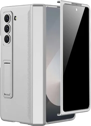 Miniatura 9 de Miimall Funda para Samsung Galaxy Z Fold 5 con protector de pantalla de privacidad, soporte ajustable integrado y protección magnética de bisagra