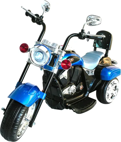 Miniatura 2 de Freddo Motocicleta de juguete, triciclo de motocicleta de 6 V con luces LED, bocinas hacia adelante/marcha atrás, 2 opciones de velocidad, juguetes