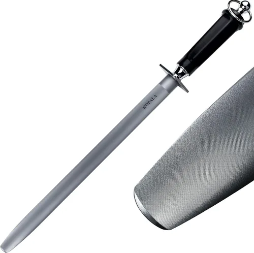Afilar el plano de Rod de los sacapuntas de cuchillo de acero 12 pulgadas que afilan el acero para los cuchillos oscuro Plano 12 pulgadas oscuro