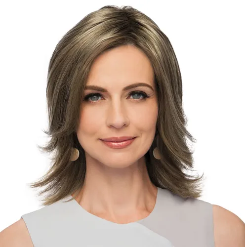 Miniatura 3 de Top Perfect Hair Topper Color GL 33-130 SANGRIA - Pelucas Gabor de 10 pulgadas de largo clip en Flexlite sintético oculta el cabello adelgazante