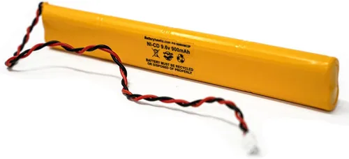 Miniatura 7 de BBAT0043A Unitech BAT9.6V700 AA900MAH 9.6V ELB-B003 Lithonia ELB-B004 9.6v 900mAh Ni-CD Batería Reemplazo para señal de salida Luz de emergencia