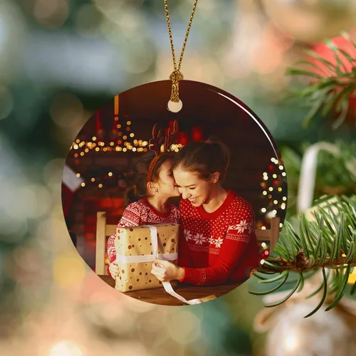Adornos de Navidad personalizados de cerámica, nuestro primer árbol de Navidad colgante 2023, decoración de regalo para Navidad, regalo