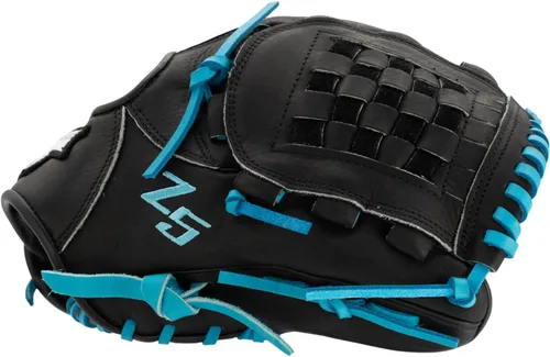 Miniatura 35 de SSK Z5 Craftsman Guante de béisbol para infield – 11.25” - 11.5” - 11.75” - 12” – Lanzamiento con mano derecha y izquierda Rojo/Verde Kelly/Blanco