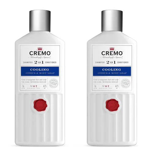 Miniatura 8 de Cremo Bourbon & Oak Barber Grade Champú y acondicionador 2 en 1, 16 onzas líquidas (paquete de 2) - Una sofisticada mezcla de especias