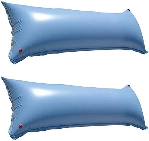 Miniatura 6 de Almohadas de aire para piscinas Material de vinilo resistente azul de 18 Ga. Coloca la almohada de aire debajo de la cubierta de invierno