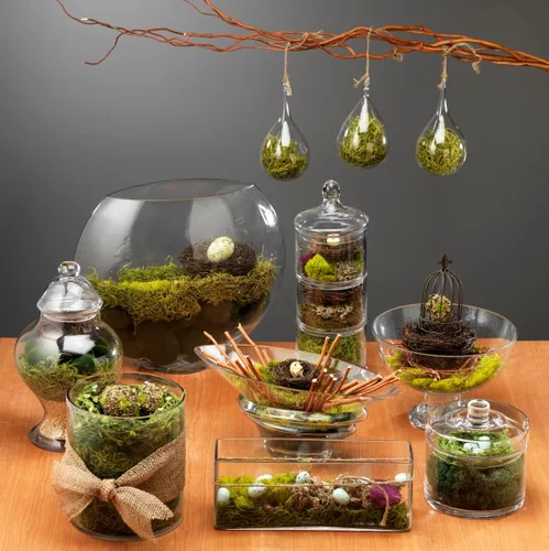 Miniatura 5 de SuperMoss (26956) Musgo español preservado – Musgo decorativo para manualidades, plantas en maceta, jardines de hadas, relleno de jarrón, arreglos