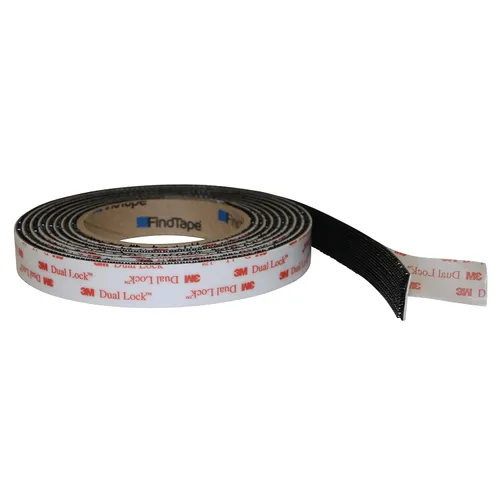 3M Dual Lock Tipo 400 Cierre con Cierre Reclosable, 1/2 pulg. x 10 pies (negro)